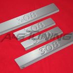 Peugeot 308 Krom Kapı Eşiği 4Prç 2007-2013 Paslanmaz Çelik