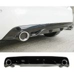 Peugeot 308 Uyumlu Race Difüzör Piona Black Egzoz Ucu Kromlar 2013 ve Üzeri