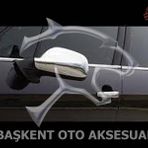 Peugeot 407 2005 Üzeri Krom 2 Parça Ayna Kapağı