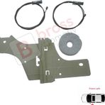 Peugeot 508 Mk1 W23 8D 8E 2010-2018 4/5 Kapı 9221Gy İçin Elektrikli Ön Sol Cam Kriko Tamir Seti