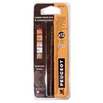 Peugeot 803229 12 bıçaklı yuvarlak testere, dekupaj testeresi, testere tezgahı için, hızlı, 127 mm uzunluğunda, çap 1,2 mm, N ° 7