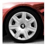 Peugeot Amblemli Gri 4'lü Takım 142 15 İnç Jant Kapağı
