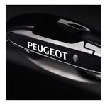Peugeot Araba Kapı Kolu Araç Sticker Yapıştırma 8Ad