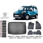 Peugeot Bipper 2013 Model Bagaj Havuzu Araca Özel Siyah Ekstra Havuzlu Paspas Takımı