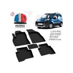 Peugeot Bipper 4d Araca Özel Havuzlu Kauçuk Paspas Siyah