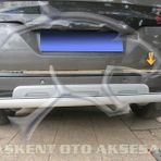 Peugeot Bipper Formlu 2008 Üzeri Paslanmaz Çelik Krom Bagaj Alt Çıtası