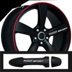 Peugeot Boxer İçin Uyumlu Aksesuar Oto Kapı Kolu/jant Sticker 10 Adet 10 1,5 Cm