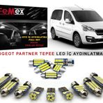 Peugeot Partner Tepee LED İç Aydınlatma Ampul Seti FEMEX Parlak Beyaz