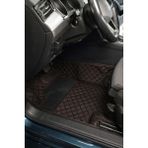 Peugeot Pejo Partner 2004-2008 Koyu Kahve Rengi 8d Premium Deri Oto Paspas - Koyu Kahverengi