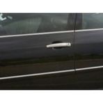 Peugeout 407 2004-2005-2006-2007-2008-2009-2010 Krom Cam Çıtası 4 Parça Paslanmaz Çelik - 315 Gri