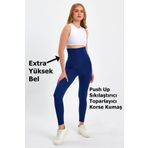 PEV Kadın Ultra Yüksek Bel Inceltici Sıkılaştırıcı Göbek Basen Toparlayıcı Push Up Etkili Korse Tayt