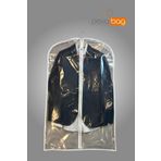 Pevabag Şeffaf Takım Elbise Kılıfı (gamboç) 5 Adet / 62x102 Cm Beyaz Biyeli