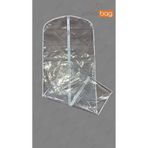 Pevabag Şeffaf Takım Elbise Kılıfı (gamboç) 5 Adet / 62x150Cm Beyaz Biyeli