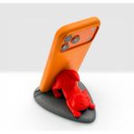 Peynir3D Kedi Tasarımlı Telefon & Tablet Tutucu Stand – Masaüstü Dekoratif Stand - Kırmızı