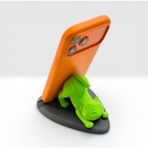 Peynir3D Kedi Tasarımlı Telefon & Tablet Tutucu Stand – Masaüstü Dekoratif Stand - Yeşil