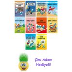 Peyo 10 Kitap Seti + Çim Adam Hediye