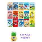Peyo 15 Kitap Seti + Çim Adam Hediye