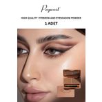 PEYWEST Professional Eyeshadow And Eyebrow Powder Kaş ve Göz Farı