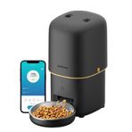 PF02 Akıllı Otomatik Mama Kabı, Tuya App-Wifi Uzaktan Kontrol, 4Lt hazne, Metal Kase ()