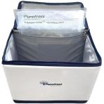 Pf15 -Pure® Teknolojisi Ile Elektriksiz&Buzsuz Hızlı Soğutma / 16 Saat Soğuk Muhafaza Katlanır Kamp Piknik Termal Termos Buzluk Soğutucu Çanta + 6 Adet -Pure® Jel Paket