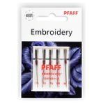 Pfaff 821197096 Dikiş Makinası Karışık Nakış İğnesi 5 Parça Metal İğne Seti ile Yüksek Performans