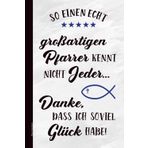 Pfarrer Geschenk: Tagebuch A5 liniert schönes Geschenk für Leiter der Pfarrei Danke dem Priester der Gemeinde Dankeschön Notizbuch für Pastor in katholischer Kirche praktische Geschenkideen Pfarrer