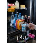 PFU Pratik Faydalı Ürünler Buzdolabı Organizeri | Tekerlekli Buzdolabı Organizeri | Dolap Içi Düzenleyici | Tekerlekli Çok Amaçlı Kapaksız Organizer - Büyük Boy - Çok Renkli - 1 Adet - 35 x 15