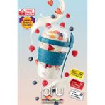 PFU Pratik Faydalı Ürünler Müsli Kabı | Yoğurt Kabı | Pratik Diyet Kabı | Kapaklı Kaşıklı Hazneli Saklama Kabı - 600 ml - Çok Renkli