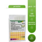Ph Kağıdı Ph 0 - 14 Ph Indikatör Şeriti Evrensel Indikatör Mcolorphast™ 100 Adet/kutu - Çok Renkli