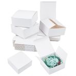 PH PandaHall 30'lu Paket Sabun Kutusu Ev Yapımı Sabun Ambalajı Karton Kutu Sabun Yapımı Malzemeleri için Ambalaj Kutuları Hediye Paketleme Kutuları, Favor Treat Kutuları, 3,5 x 3,5 x 1,5