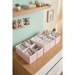 PH Prendi Home 6'lı Pudra Çizgili Dolap,çekmece İçi Organizer Düzenleyici Seti 28x28x13-28x13x13-13x13x13