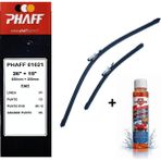 Phaff Fiat Linea (2007-2017) Ön Silecekleri (650MM+380MM) ve Börfh 32 ml Konsantre Cam Suyu Şampuanı Seti