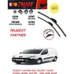 Phaff Peugeot Partner Ön Muz Silgeç Sileceği Takımı 2002 Model Araca Özel Aparat