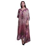 Phagun Mughal Anıtları Plaj Kaftan Bikini Örtü Maksi Pembe Kadın Elbise