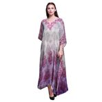 Phagun Uzun Plaj Kaftan Bikini Örtü Maksi Beyaz Kadın Elbise