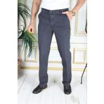 phantom jns by sekman Klasik Kesim Füme Likralı Erkek Yan Cepli Klasik Kot Pantolon Baba Pantolonu Phantom Jeans By Small
