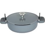 Phantom Kapaklı Yapışmaz Sote Tavası 28 cm Smoked Grey