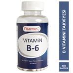 PharmaQ B6 Vitamin 180 Kapsül