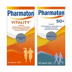 Pharmaton Vitality 60 Kapsül + 50 Plus 60 Kapsül