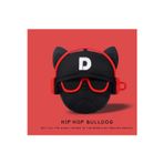 Phellos 🎧 Bulldog Tasarımlı Airpods 1/2 Kulaklık Kılıfı – Silikon Şok Emici Koruyucu Kapak