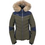 Phenix Chloe Hybrid Do With Real Fur Kadın Yeşil Kayak Ceketi - 36