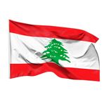 PHENO FLAGS Lübnan Bayrağı 90 x 150 cm – Hava şartlarına dayanıklı bayrak pirinç halkalı, %100 polyester, sağlam çift dikiş ve canlı renkler – bayrak severler için ideal