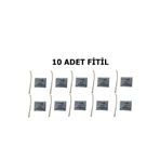 Phers Benzinli Çakmak Fitili - Zippo Tarz Çakmaklar Için Fitili 10lu Paket