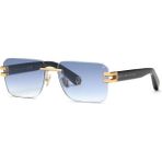 Philipp Plein Phılıpp Pleın SPP086M 0400 59 Unısex Güneş Gözlüğü - Altın