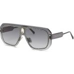 Philipp Plein SPP050 0541 99 Erkek Güneş Gözlüğü - Gri