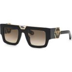 Philipp Plein SPP092M500700 50 Unisex Güneş Gözlüğü - Siyah