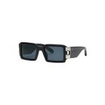 Philipp Plein SPP129M Kare Siyah Unisex Güneş Gözlüğü