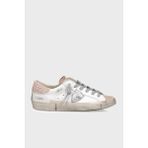 Philippe Model Deri Logolu Sneaker Ayakkabı Bayan Ayakkabı PRLDVG06VG06 - Beyaz - Gold