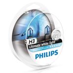 Phılıps 12V H3 Ampul 55W Beyaz Işık Dıamond Vısıon 5000K 2 Ad