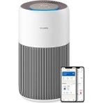Philips 2200 Serisi Hava Temizleme Cihazı, Hepa Nanoprotect + Aktif Karbon Filtre, 104 M² Için Cadr 400 M³/h, Alerjisi Olanlar, Ultra Sessiz, Akıllı ve Dayanıklı Filtre (AC2210/10) - Beyaz